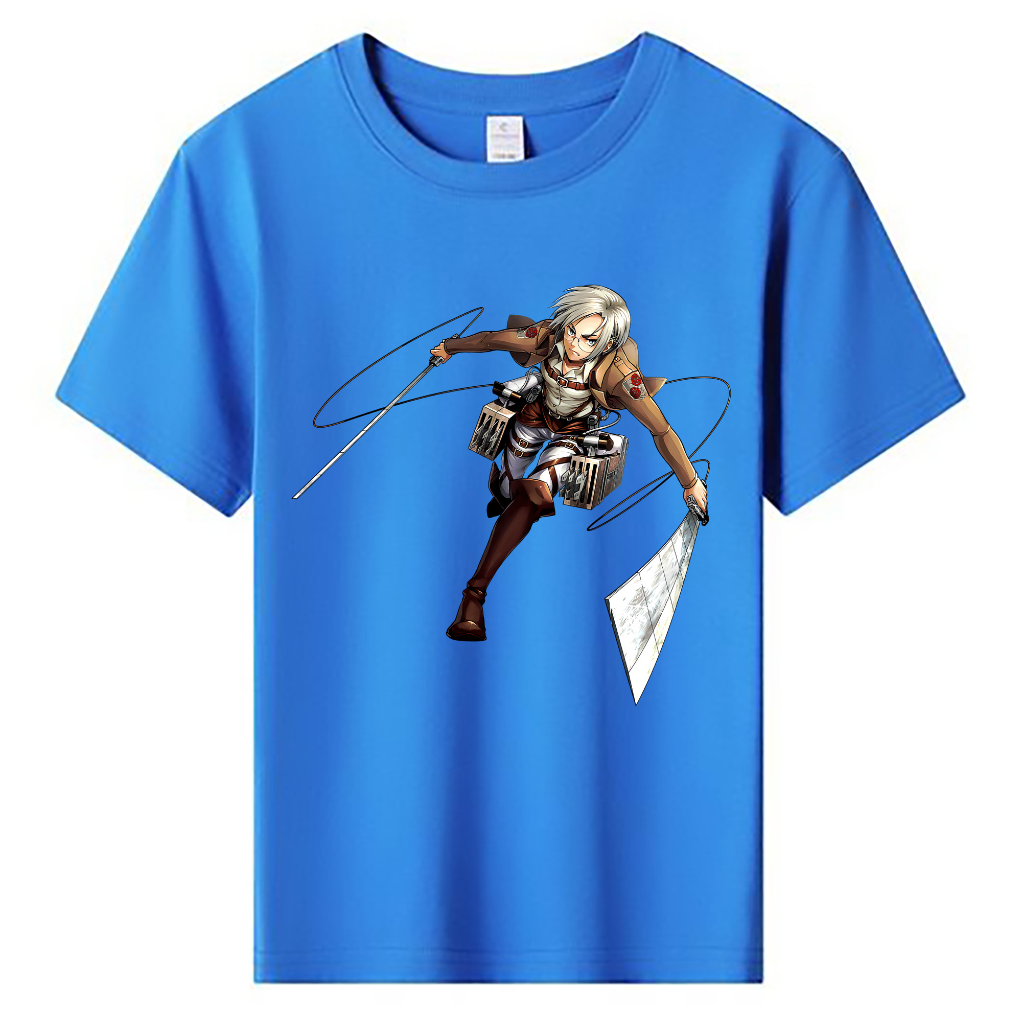 （画像用）  綿100％キッズTシャツ（フロントプリント）